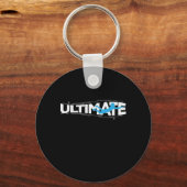 Ultimate Frisbee Sport am Strand Sleutelhanger (Voorkant)