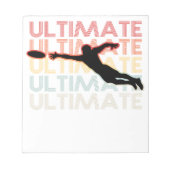  Ultimate Frisbee Sport Retro Notitieblok (Voorkant)