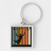  Ultimate Frisbee Sport Retro Sleutelhanger (Voorkant)