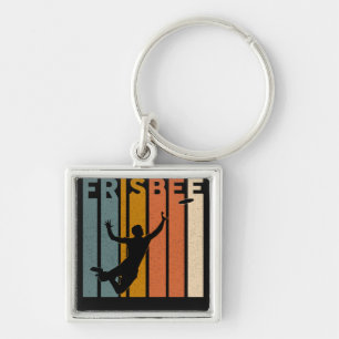 Ultimate Frisbee Sport Retro Sleutelhanger