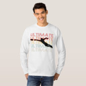  Ultimate Frisbee Sport Retro T-shirt (Voorkant volledig)