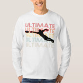  Ultimate Frisbee Sport Retro T-shirt (Voorkant)