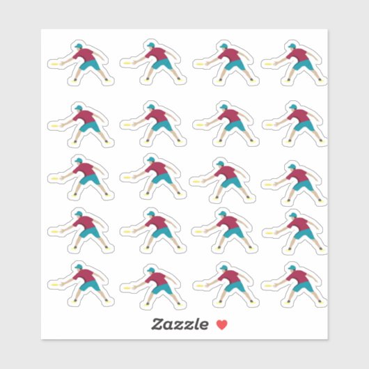 Ultimate Frisbee Sticker (Vel)