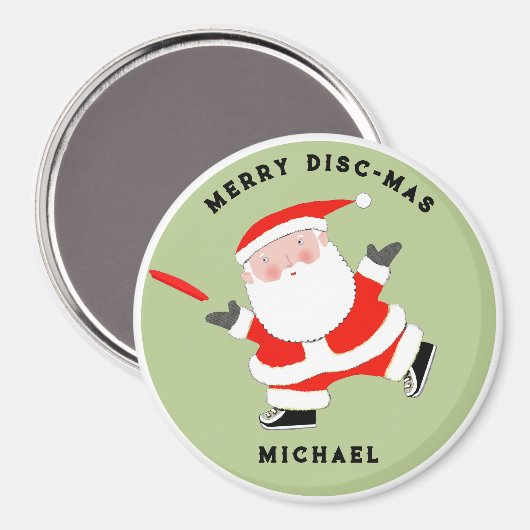 Ultimate Frisbee Stocking Stuffer Gift Magneet (Voorkant / Achterkant)