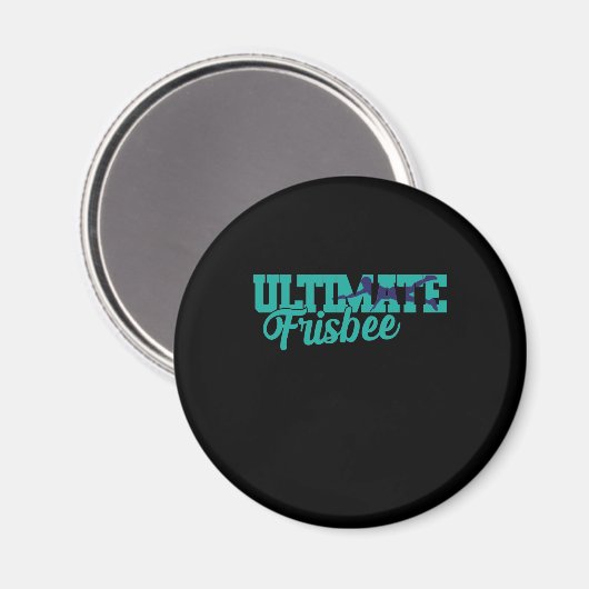 Ultimate Frisbee Strandsport Wurf Magneet (Voorkant / Achterkant)