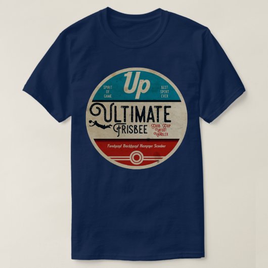 Ultimate Frisbee T-shirt (Design voorkant)