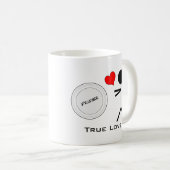 Ultimate Frisbee True Love Koffiemok (Voorkant rechts)