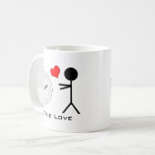 Ultimate Frisbee True Love Koffiemok (Voorkant links)