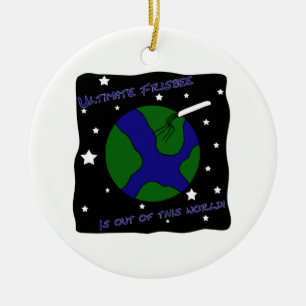 Ultimate Frisbee uit deze wereld Keramisch Ornament