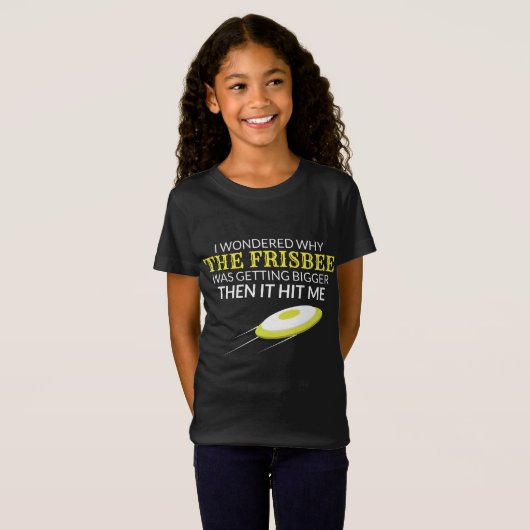 Ultimate Frisbee, waarom de Frisbee groter wordt T-shirt (Voorkant volledig)