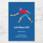 Ultimate Frisbee Wijn Etiket (Enkel label)