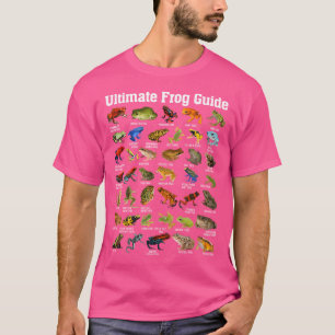 Ultimate Frog Guide Amfibieën Soorten Feiten Herpe T-shirt