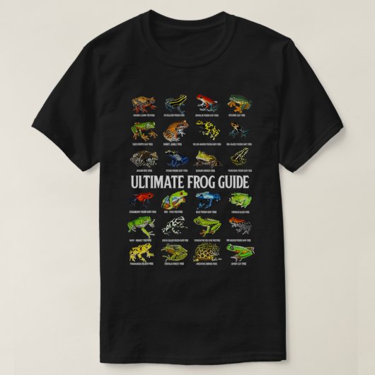 Ultimate Frog Guide Funny Frog Lovers T-shirt (Design voorkant)