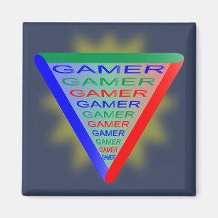 Ultimate Gamer 3 Game Systeem Kleuren RGB Magneet