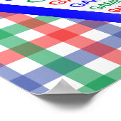 Ultimate Gamer 3 Game Systeem Kleuren RGB Poster (Hoek)