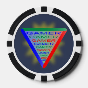 Ultimate Gamer 3 Gaming Systeem Kleuren RGB Poker Chips
