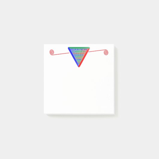 Ultimate Gamer 3 Gaming Systeem Kleuren RGB Post-it® Notes (Voorkant)