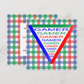 Ultimate Gamer 3 Gaming System Kleuren RGB Kaart (Voorkant / Achterkant)