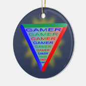 Ultimate Gamer 3 Gaming System Kleuren RGB Keramisch Ornament (Links)
