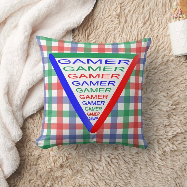 Ultimate Gamer 3 Gaming System Kleuren RGB Kussen (Deken)