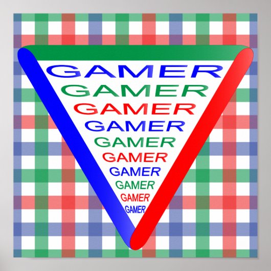 Ultimate Gamer 3 Gaming System Kleuren RGB Poster (Voorkant)