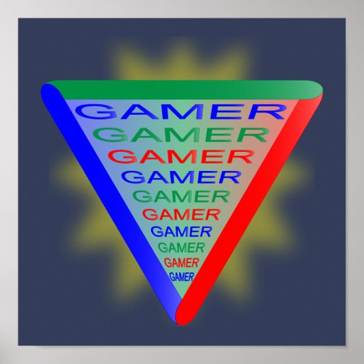Ultimate Gamer 3 Gaming System Kleuren RGB Poster (Voorkant)