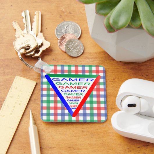 Ultimate Gamer 3 Gaming System Kleuren RGB Sleutelhanger (Bureau)