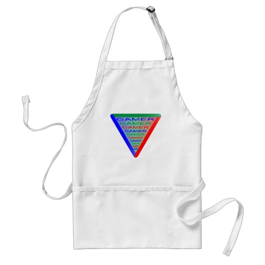 Ultimate Gamer 3 Gaming System Kleuren RGB Standaard Schort (Voorkant)