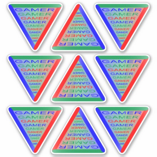 Ultimate Gamer 3 Gaming System Kleuren RGB Sticker (Voorkant)