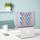 Ultimate Gamer 3 Gaming System Kleuren RGB Sticker (Laptop op bureau)
