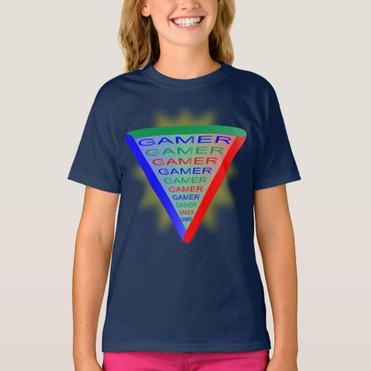 Ultimate Gamer 3 Gaming System Kleuren RGB T-shirt (Voorkant)