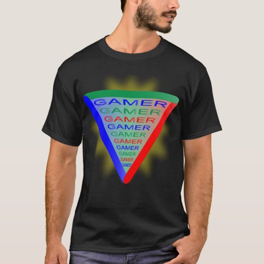Ultimate Gamer 3 Gaming System Kleuren RGB T-shirt (Voorkant)