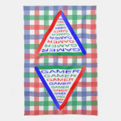 Ultimate Gamer 3 Gaming System Kleuren RGB Theedoek (Verticaal)