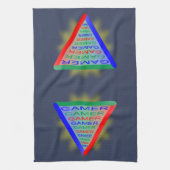 Ultimate Gamer 3 Gaming System Kleuren RGB Theedoek (Verticaal)