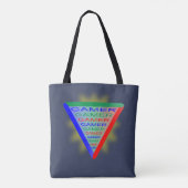 Ultimate Gamer 3 Gaming System Kleuren RGB Tote Bag (Achterkant)