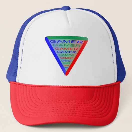 Ultimate Gamer 3 Gaming System Kleuren RGB Trucker Pet (Voorkant)