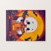 Ultimate Ghost Puzzle - Schattige Spooky Halloween Legpuzzel (Horizontaal)