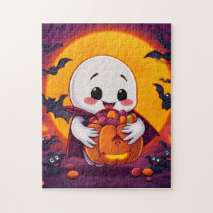 Ultimate Ghost Puzzle - Schattige Spooky Halloween Legpuzzel