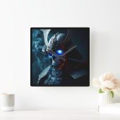 Ultimate Ghost Samurai Warrior Clock Vierkante Klok (Huis)