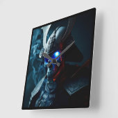 Ultimate Ghost Samurai Warrior Clock Vierkante Klok (Hoek)