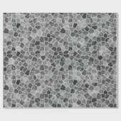 Ultimate Grey Kasseien Patchwork Terrazzo Patroon Cadeaupapier (Vlak)