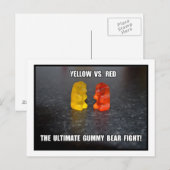 Ultimate Gummy Beer Fight Briefkaart (Voorkant / Achterkant)