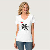 Ultimate I Love Cricket, cricket T-shirt (Voorkant volledig)