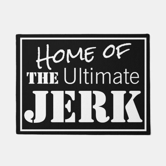 Ultimate Jerk Humoureuze Deurmat (Voorkant)