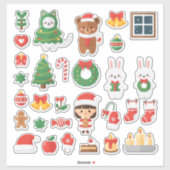 Ultimate Kawaii Christmas Fun! Mega Sticker (Vel)