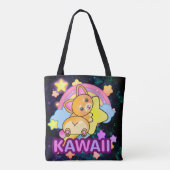 Ultimate Kawaii Cute Japan Culture Canvas tas (Achterkant)
