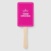 Ultimate Kroon Pageant Wavers | Set van V fans Handwaaier (Achterkant)