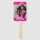 Ultimate Kroon Pageant Wavers | Set van V fans Handwaaier (Voorkant)