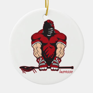 Ultimate Lacrosse Keramisch Ornament