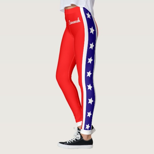 Ultimate Patriot USA Stars and Stripes Leggings (Links)